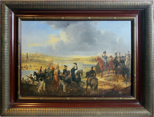 Неизвестный художник. Эпизод сражения под Лёвенбергом 17 августа 1813 г. 